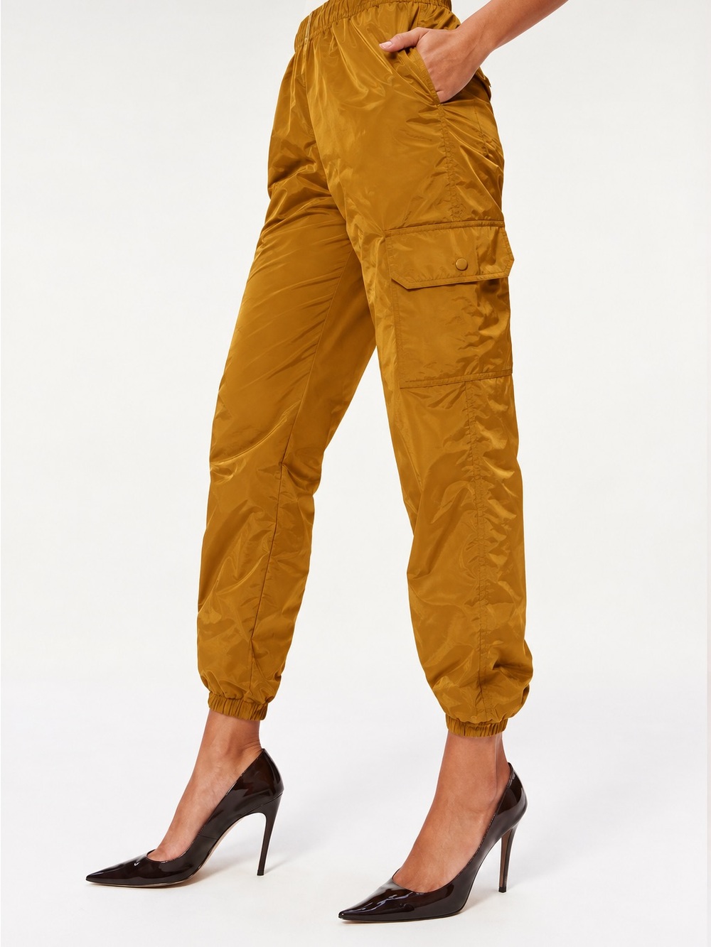 Good American | Shine Boyfriend Cargo Pants | M